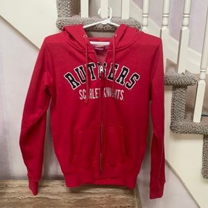 Ladies Rutgers Zip up Hoodie